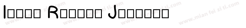 Inziu Roboto J字体转换